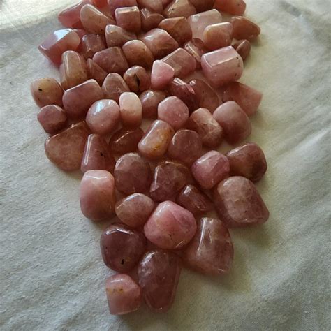 Rose Quartz Tumble Stone Lovely Sunshine Crystals