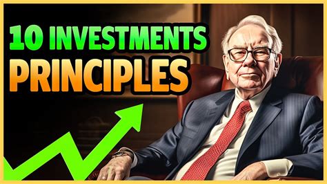 Warren Buffets 10 Investment Principles Demystified Youtube