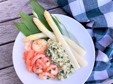 Risotto Met Asperges En Daslook Het Voorjaar Op Je Bord Lekker Tafelen