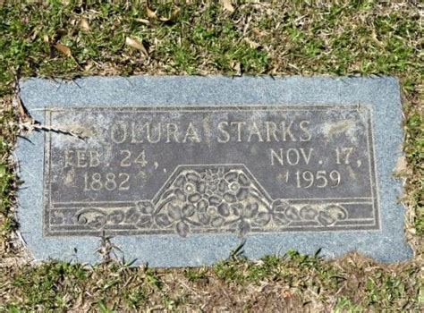 Carrie Olura Fant Starks 1882 1959 Mémorial Find a Grave