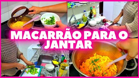 VLOG FAZENDO A JANTA FIZ MACARRÃO CARNE MOÍDA E MOSTREI COMO FAÇO O