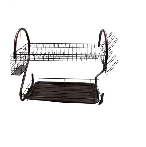 Rectangular Stainless Steel Tier Dish Drying Rack Size Dimensions