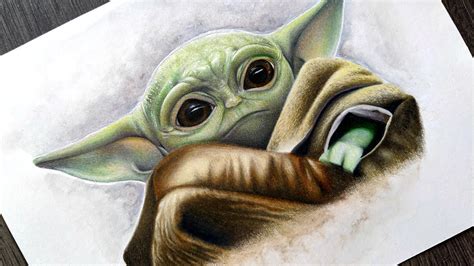 Baby Yoda Drawing Pencil Easy - Frikilo Quesea