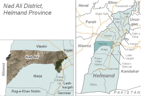 Map Of Helmand Province Afghanistan 2011 - Maps of the World