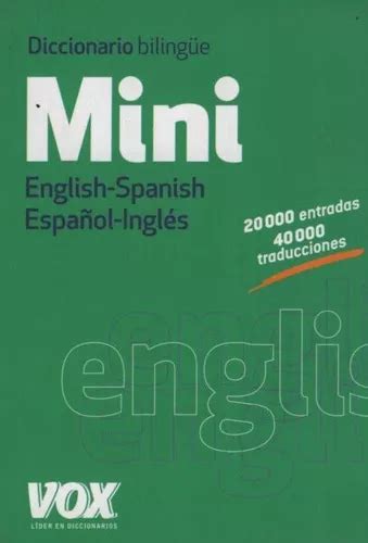 Diccionario Vox Mini Bilingue English Spanish Español Ingles De