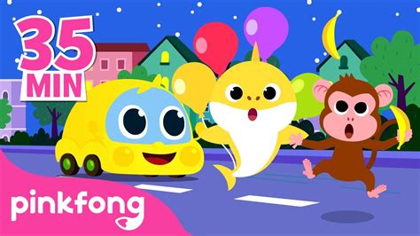 Famille Requin Singe Et Auto Comptines B B Pinkfong B B