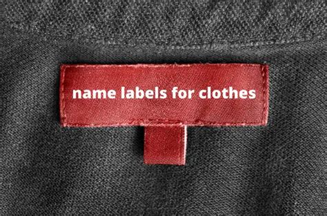 10 Amazing Name Labels for Clothes to Keep Your Life Organized - label ...