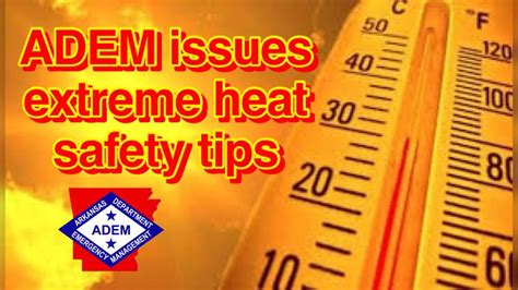 Adem Issues Extreme Heat Safety Tips Local News