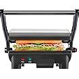 Chefman RJ02 180 Parrilla Prensa Panini Grill Y Gourmet Sandwich Maker