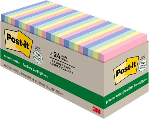 Post It Notes Original Pad 3 Pulgadas X 3 Pulgadas Varios Colores