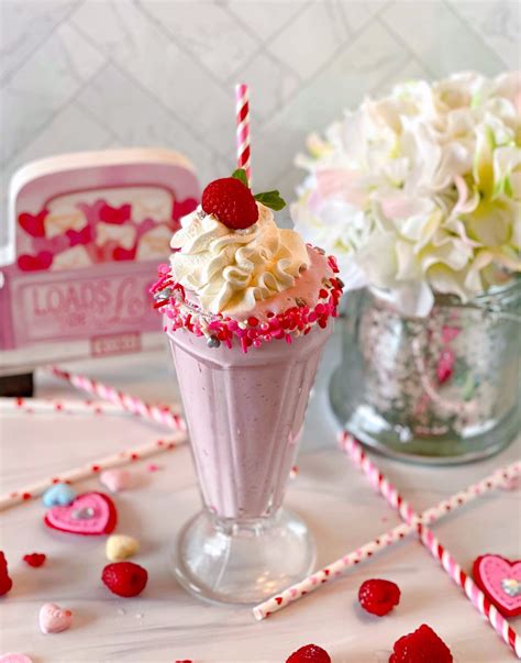 White Chocolate Raspberry Milkshake Norine S Nest