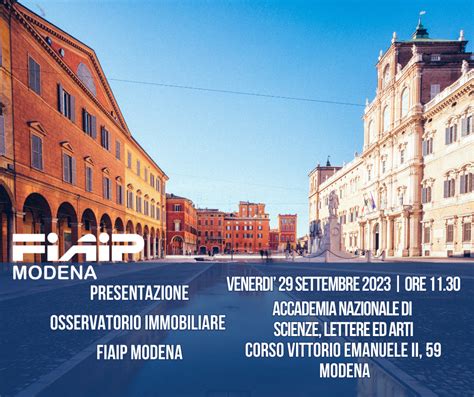 Modena Presentazione Osservatorio Immobiliare 2023 Fiaip Emilia Romagna