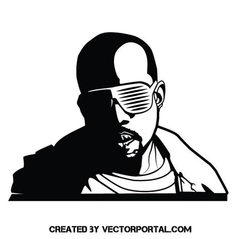 Kanye Vector At Collection Of Kanye Vector Free For