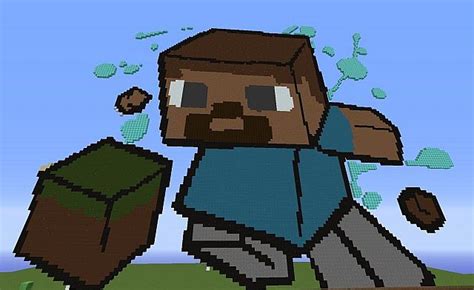 Pixel Art Steve Minecraft Project