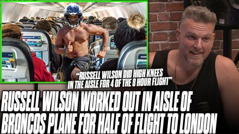 Russell Wilson Worked Out In Plane Aisle For Half Of Broncos Trip To