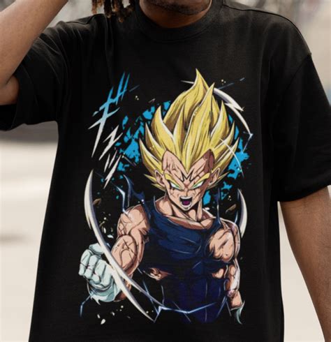 Majin Vegeta Shirt Son Goku T Shirt Dragon Ball Z Anime Tee Gohan