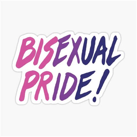 Bisexual Pride Sticker For Sale By Androgens Redbubble