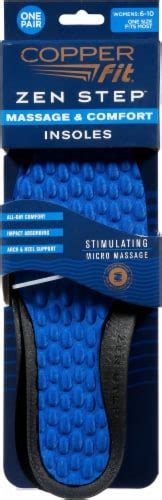 Idea Village Copper Fit® Zen Step™ Massage And Comfort Insoles 1 Pk