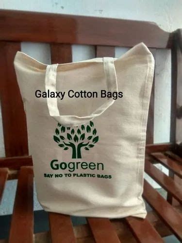 NATURAL Plain Eco Friendly Cotton Canvas Bag 15x18 At Rs 33 3 Piece In