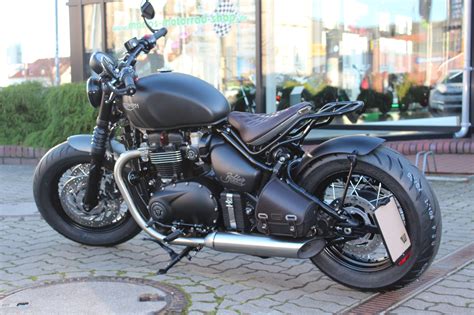 Umgebautes Motorrad Triumph Bonneville Bobber Von Marios Motorrad Shop