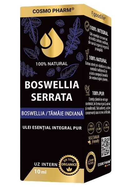 Ulei De Tamaie Indiana Uz Intern Frankincense Boswellia Serrata