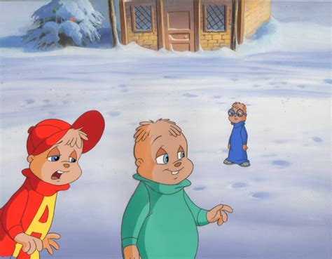 Alvin & The Chipmunks Production Cel - Alvin and the Chipmunks Photo ...