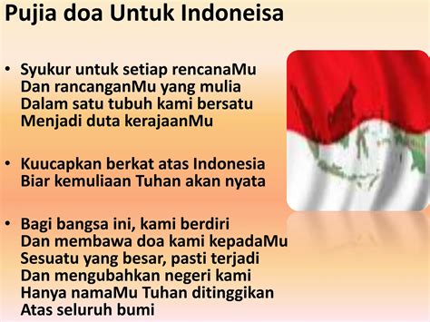 Doa Bagi Bangsa Indonesia Dalam Memperingati Kemerdekaan Ppt