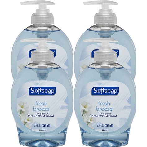 Softsoap Liquid Hand Soap Pump Fresh Breeze 75 Oz 4 Pack