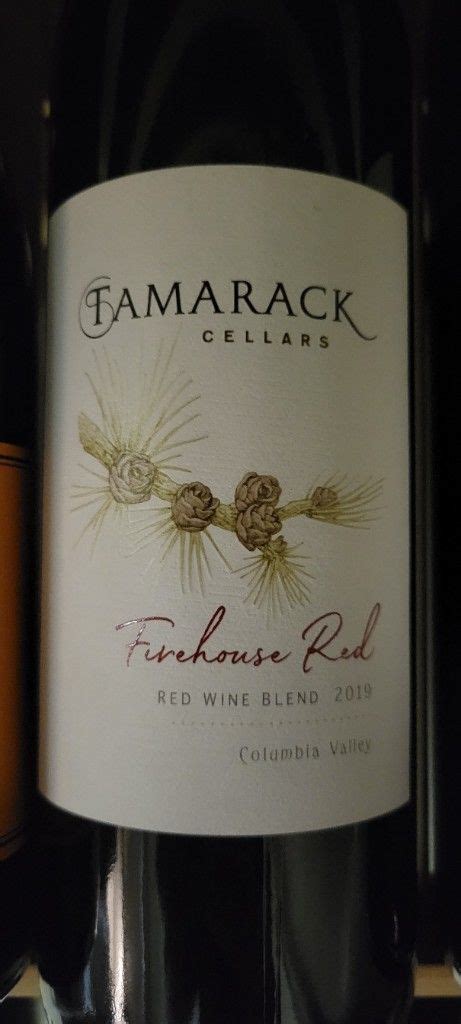 2019 Tamarack Cellars Firehouse Red Usa Washington Columbia Valley