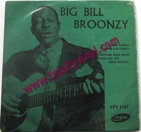 Totally Vinyl Records Broonzy Big Bill Guitar Shuffle Inch Ep