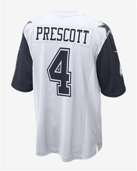 Nfl Dallas Cowboys Dak Prescott Mens Game Football Jersey