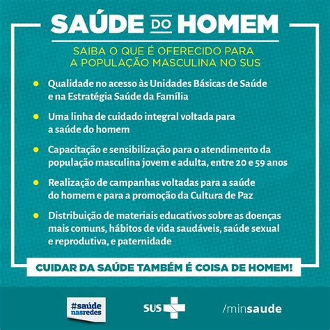 Conheça a política nacional de atenção integral à saúde do homem e o