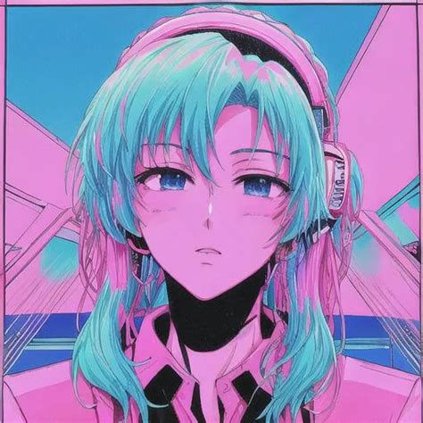 Manga Cover Lofi Neon Colors Hip Hop Pop Art Pa Openart