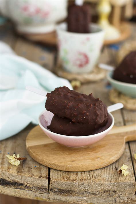 Bombón Helado Almendrado Saludable Fácil Y Sencillo De Hacer