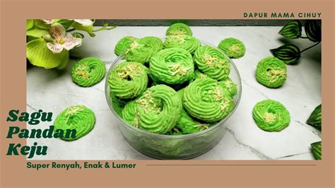 Kue Khas Lebaran SAGU PANDAN KEJU Super Renyah Enak Lumer Di