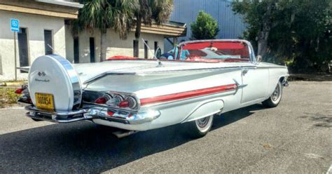 1960 Chevrolet Impala Convertible Coupe White V8 Original Classic