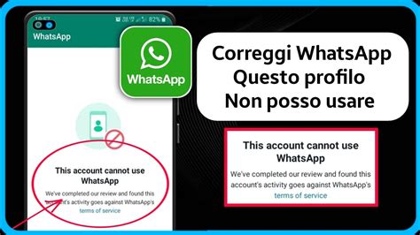 Come Risolvere Questo Account Non Utilizzare Whatsapp Correggi Il