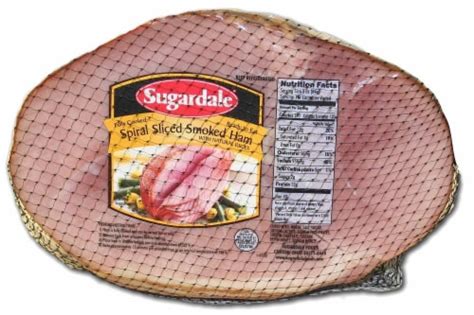 Sugardale Spiral Sliced Smoked Ham Limit 2 On Sale Retail 1 Lb Kroger