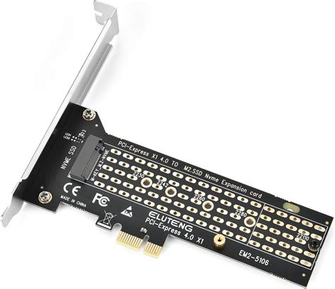 Eluteng M Nvme To Pcie X Adapter Pci E Adapter Card For