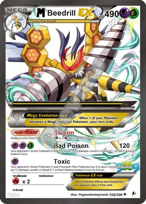 Beedrill Mega Evolution Card