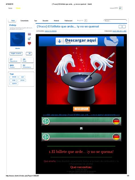 Pdf Truco El Billete Que Arde Dokumen Tips