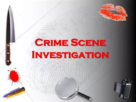 Crime Scene Powerpoint Template Free