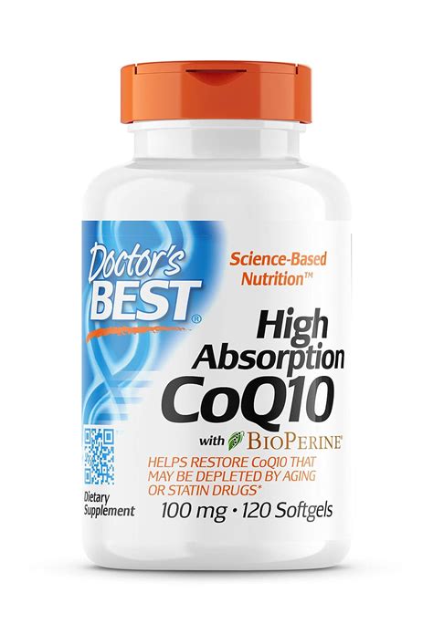 Doctor Best High Absorption Coq With Bioperine Mg Softgels