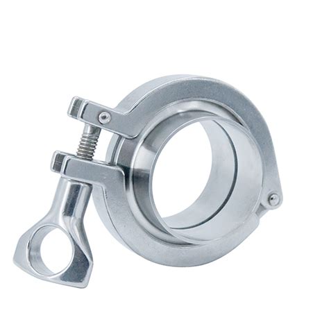 215mm 3a Sanitary Stainless Steel Pipe Clamp Ferrule Buy Hygienic Stainless Steel Pipe Clamp