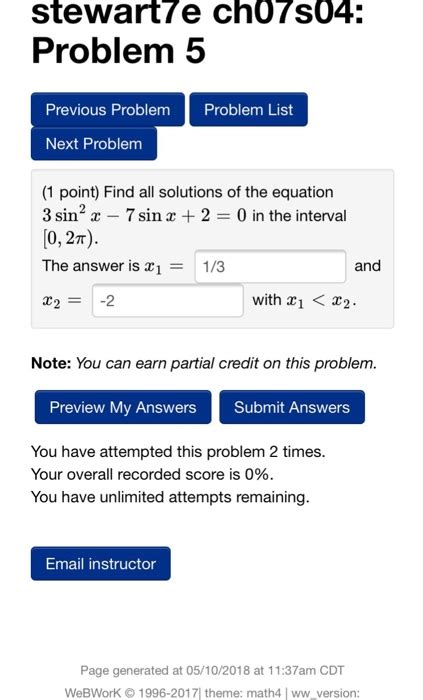 Solved Oo At T Lte Am Webwork Latech Edu Stewart E Chegg