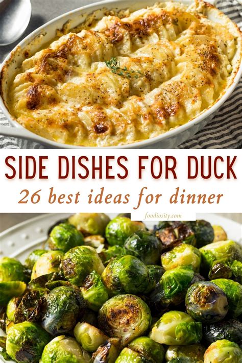 26 Side Dishes For Duck - Best Dinner Ideas - Foodiosity