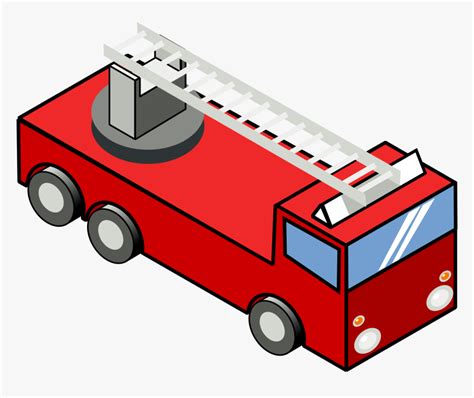 Fire Engine Cartoon Truck Ladder Trucks Iso Fire Truck Clip Art