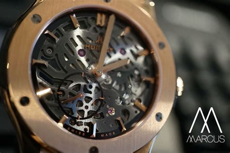 Hublot Classic Fusion Ultra Thin Skeleton 💀 Manual Wind In 18ct Rose