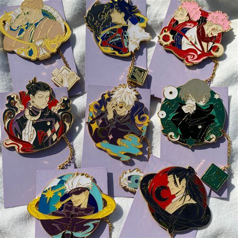 Jujutsu Kaisen Enamel Pin Jujutsu Kaisen Pin Anime Pin Etsy