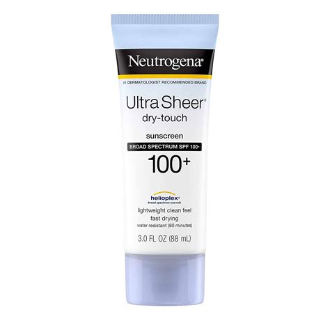 Neutrogena Ultra Sheer Sunscreen, SPF 100 | 3 Ounce | MerryDerma Pakistan